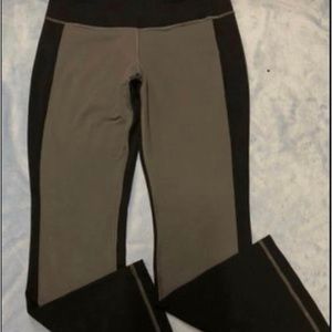 Lululemon Black & Gray Athletic Yoga Leggings Size 8